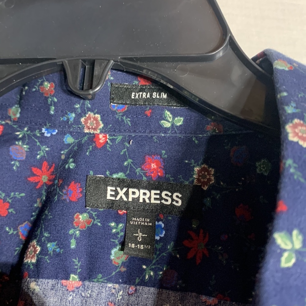 Extra Slim Express Button Down Size L - image 3